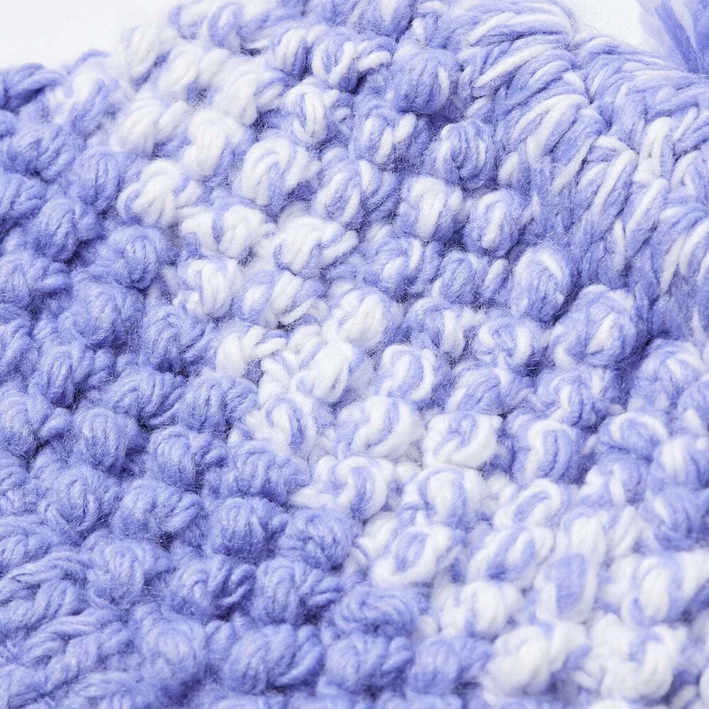 Spyder Brrr Berry Pom 38S555304-CLP Beanie Girls XS/S Purple Fleece Lined JDM714